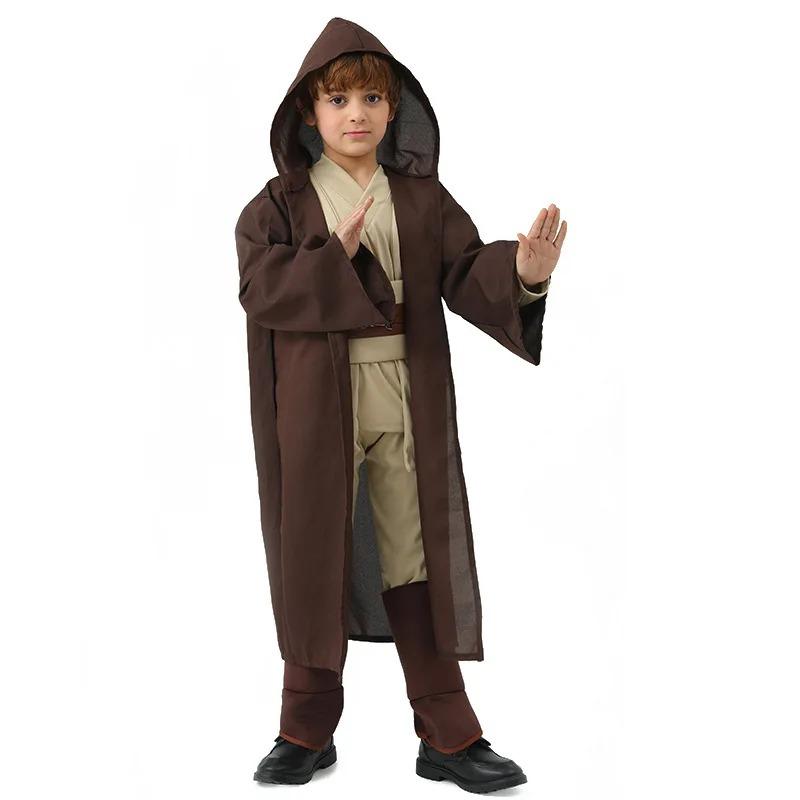 Child Boy Deluxe Knight Movie Character Cosplay Clothes Fancy Dress Costume Kids Halloween Carnival Party Size S To XL