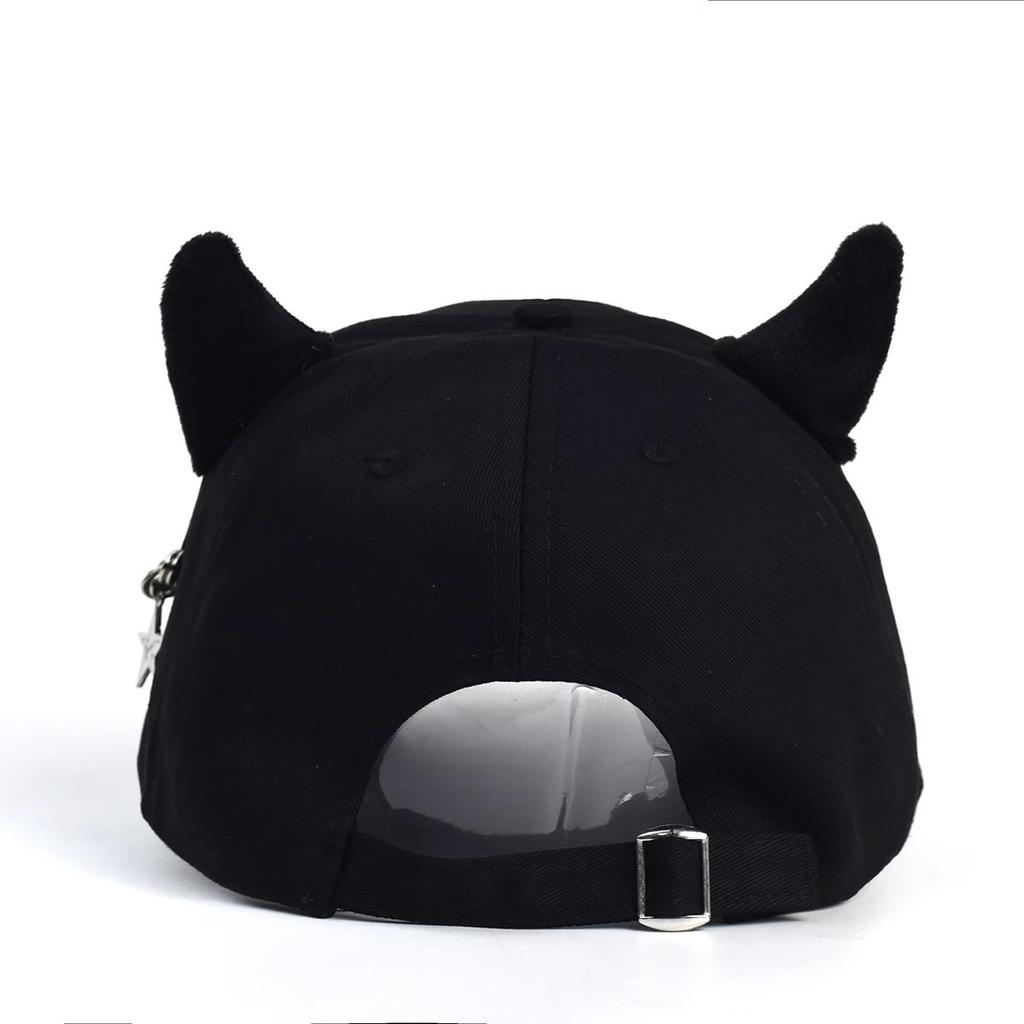 Unisex Eisenring Kuhhorn Baseballkappe Frühling Herbst Outdoor Verstellbar Lässig Sonnenschutzhut