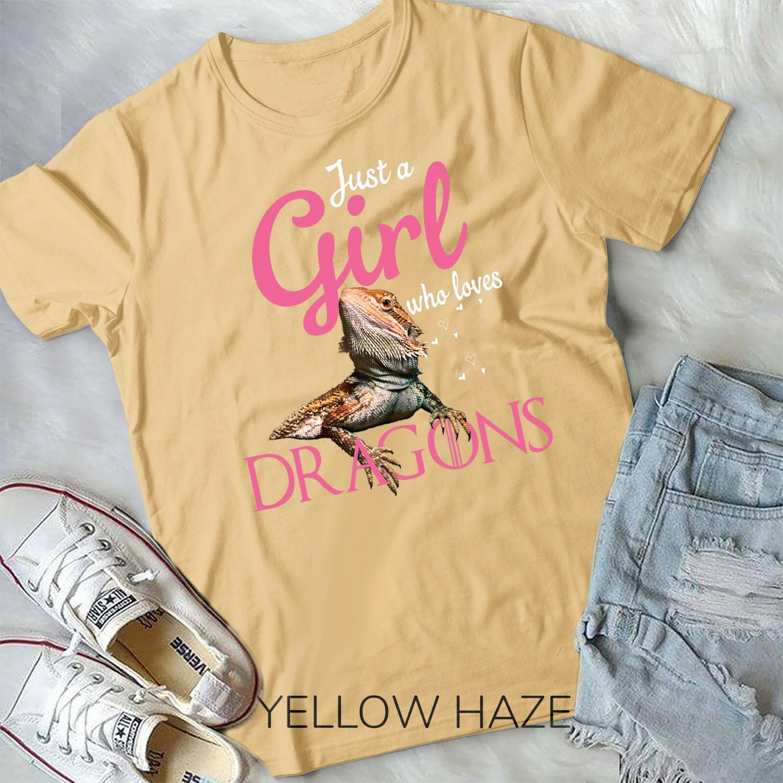 Bearded Dragon shirt Just a girl who loves bearded dragon Unisex Youth T-shirt XXL