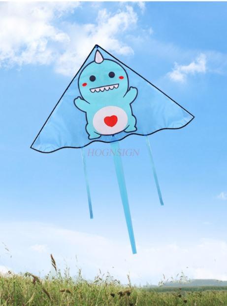 Little Dinosaur Weifang Kite Cute Cartoon New Breeze Easy To Fly For Children And Adult Handheld Flying