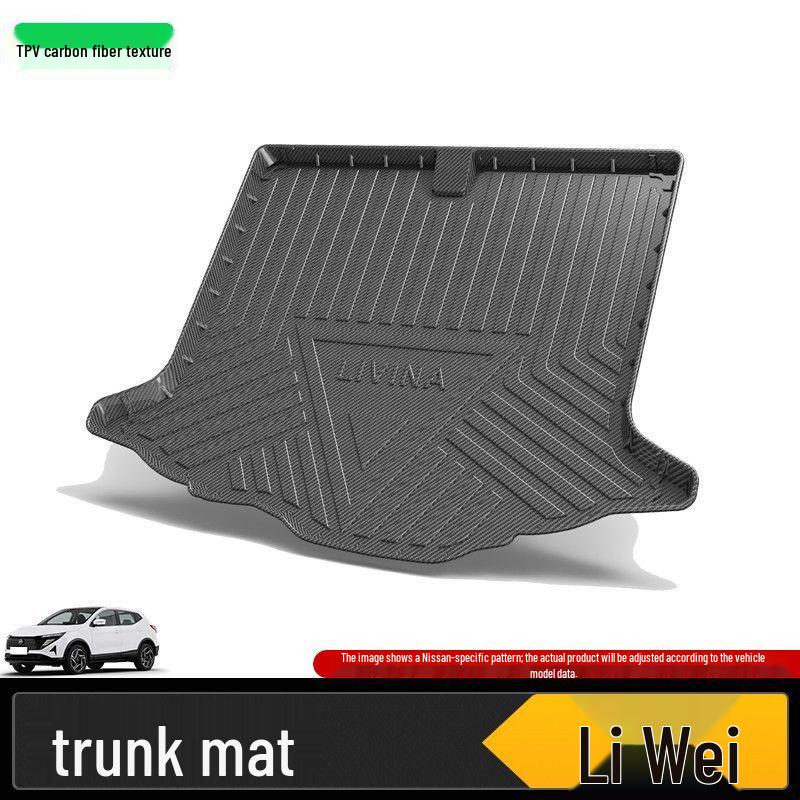 Nissan Trunk Mat for Sylphy, Qashqai, Teana, X-Trail, Terra, Qirida, Kicks, Murano, Paladin, Tu Da Tu