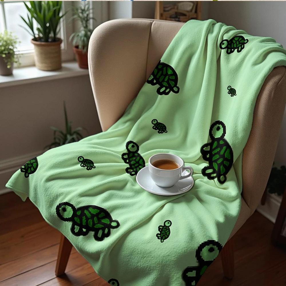 Sketch Strawberry Star Cartoon Anime Print Flannel Blanket Soft Warm Throw for Kids Bedroom Sofa Christmas Office Car