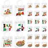 24 Pieces Italian Flag Birthday Goodie Bags,Italian Flag Red White And Green Gift Snacks Treat Candy Favors Bags For Italian The