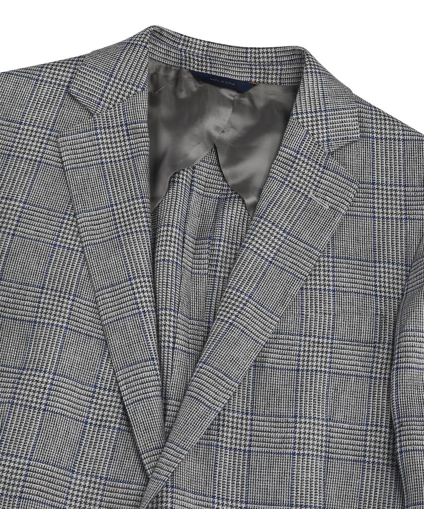 Brooks Brothers Classic Fit Linen Hopsack 2-Button Jacket (Grey) (Bbjsmf8453Wem)