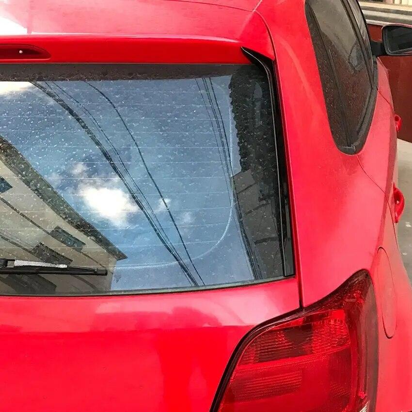Rear For VW Volkswagen Polo Mk5 6R 6C Window Side Spoiler Fins Moulding Trim Strip  Car Decorative Accessories  2009 - 2017