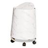 Marble Trash Bin Household Trash Bin Double Layer Household Trash Can Rolling Garbage Bin Removable Inner for Bedroom Home