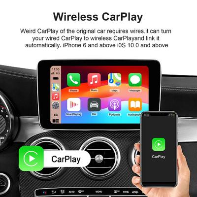 Android 13 CarPlay AI-Box Drahtloser CarPlay-Adapter Android Auto für Netflix YouTube VW Toyota Hyundai Haval Chevrolet Ford Chev