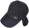 Mizuno Breath Thermo Cap with Ear Cold One Size Fits Most Flaps, Protection, Moisture-Wicking, Heat-Generating, C2JWA660, Men's, Navy, (Head