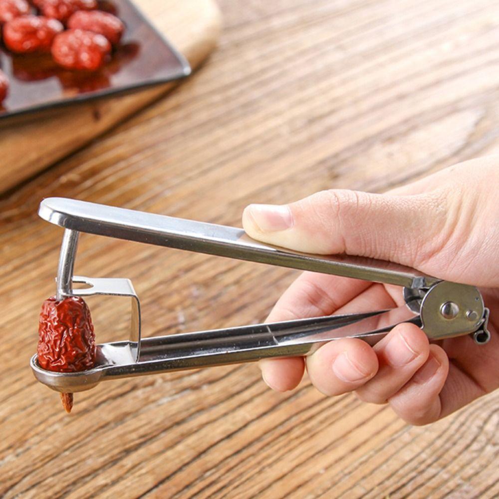 

Steel Denuclearization Tool Fruit Core Seed Remover Red Date Denuclearizer Fruit Denuclearizer серебряный
