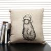 Cute Cartoon Animal Cushion Cover Funny Penguin Pillow Case Bedroom Living Room Sofa Decoration Pillowcase 45x45 Children's Gift