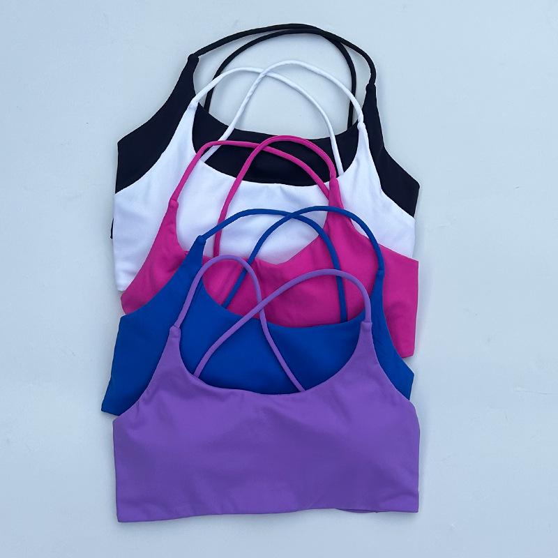 Lulu Shockproof Nude Fitness Bra: Quick-Dry Outdoor Running Sports Top for Women