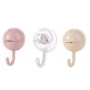 2Pcs Decorative Suction Cup Hook Plastic Towel Hanger Versatile Clothes Towel Storage Hook  Kitchen
