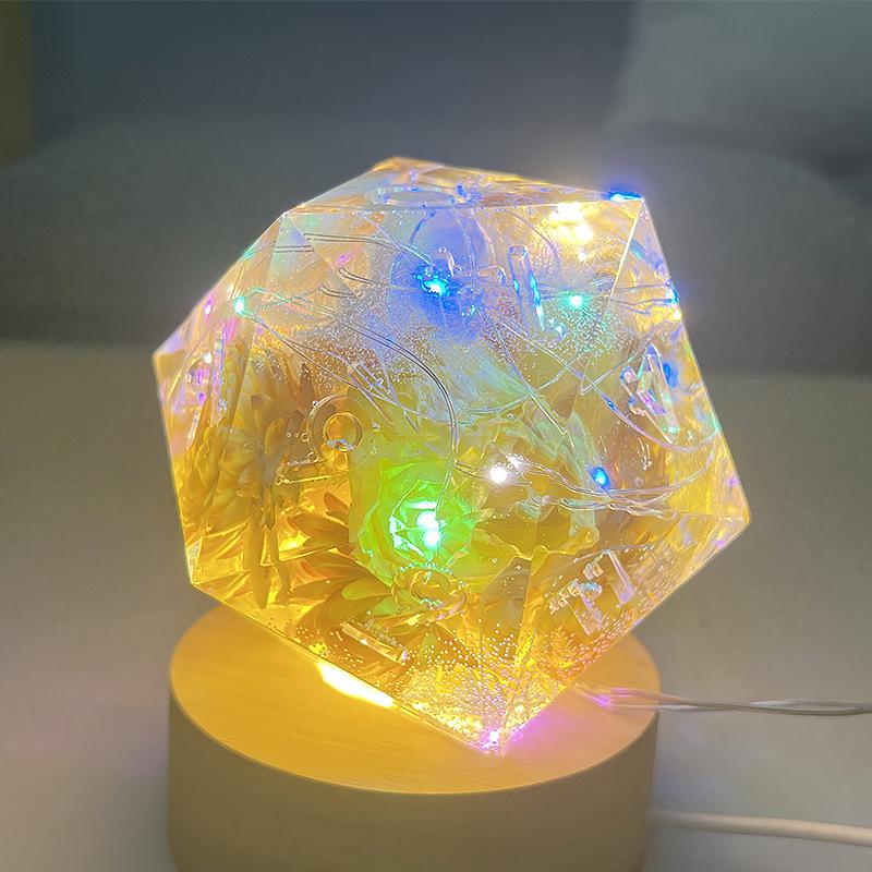 Poppy DIY Silicone Mold for Large Dice, Epoxy Resin, Candle, Soap, Incense, Plaster, and Ornament Display