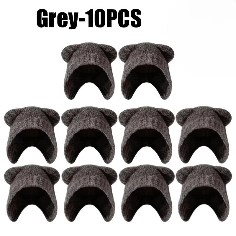 1-10PCS Boys Girls Winter Ear Flap Hat and Scarf Fleece Lined Windproof Combo for Toddler Infant Warm Ear Protection Accessories