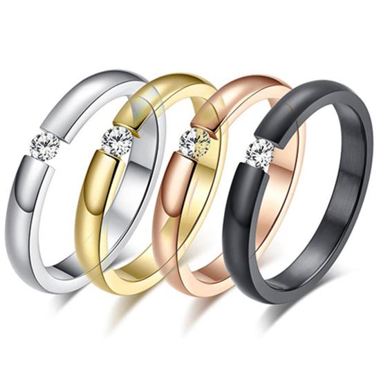 JinYu Set 10 Anelli Elastici Donna Con Strass - Fede Elastica Multicolore E Argento - Gioielli Regalo