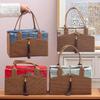 Light Luxury Rattan Woven Hand-held Wedding Gift Boxes Spring Festival Wedding Tea Wedding Souvenirs Birthday Gift Empty Box