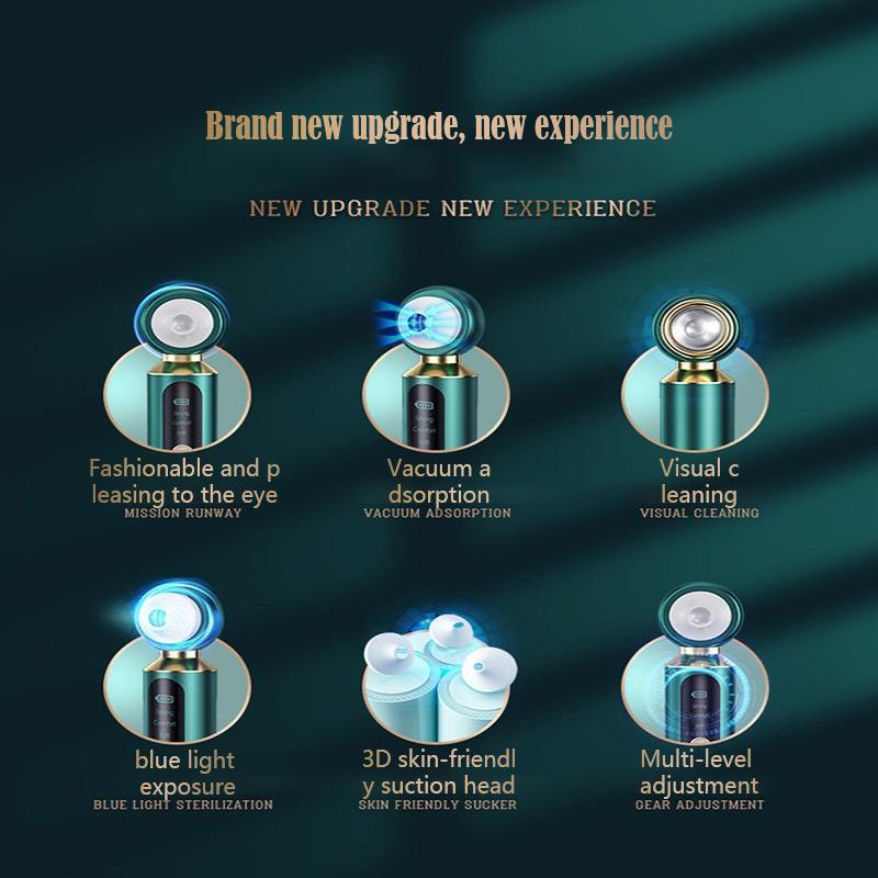 Magnifying glass visual blackhead remover electric blackhead remover strong suction pore cleaner blackhead acne