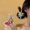 Korean Style Starfish Hair Clip Resin Women Side Clip Pink Orchid Flower Hairpin  Holiday