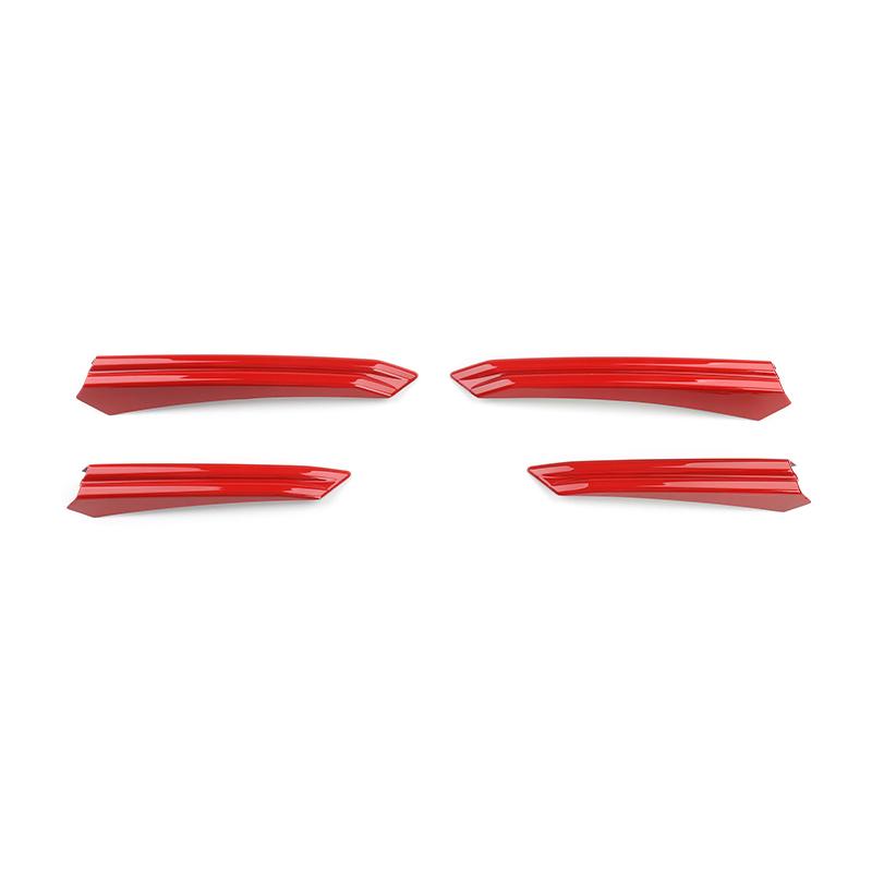Car Decoration Car Bumper Front Lip Decoration Stripe For Hyundai Elantra CN7 N -2025 Car Styling Upgrade красный