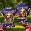 America 250th Anniversary T Shirt For Men America 250 Years Short Sleeves Fashion 2026 USA Independence