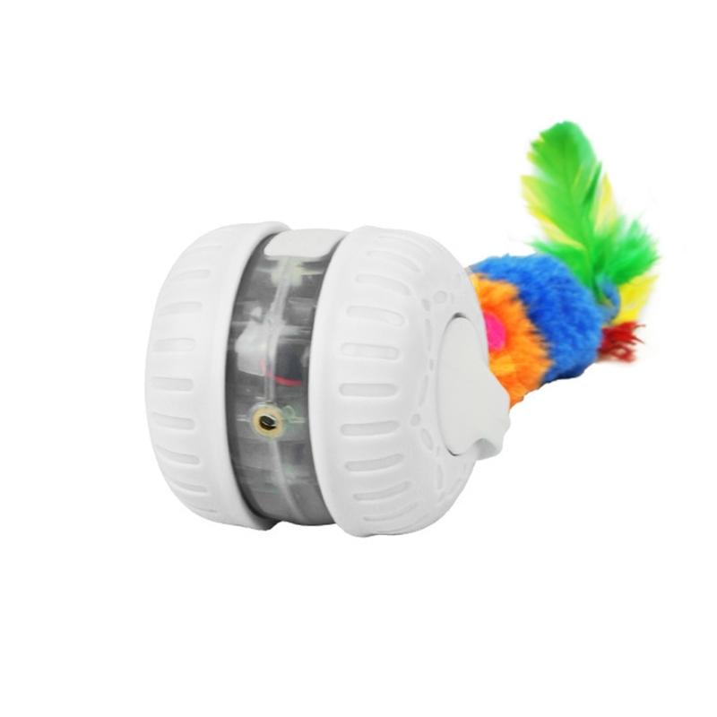 

Cats Automatic Toy Cats Interactive Fun Toy Teasing Ball Fun Exercise Toy for Indoor Felines Play Exercise Toy белый