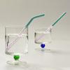 Glass Straw High Borosilicate Beautiful Practical for Adults And Kids