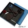 Men's Formal Tie & Pocket Square Eight-Piece Gift Set - High-End Wedding & Business 