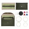 [For Professionals and Beginners] Interchangeable Circular and Knitting Needles Set, 13 Sizes (3.0mm-10.0mm) & 4 Cables, Storage Pouch Included, Smoot