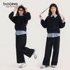 Girls' Casual Academy Style Sweatshirt & Pants Set