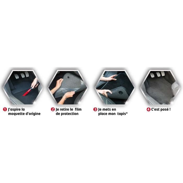 DBS Tapis Sur Mesure Star Pour Renault Twingo 2 Dès 07/07 À 08/14