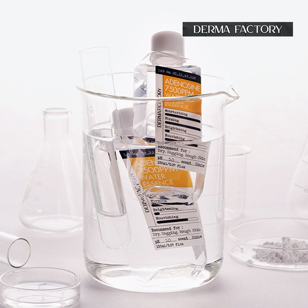 DERMA FACTORY Adenosina 7500ppm essência de água 150ml