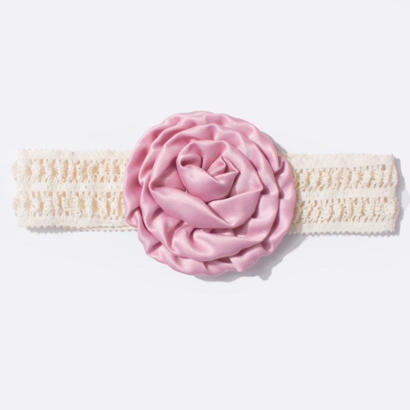 New Baby Lace Headband, Cute Flower Baby Elastic Fontanelle Headdress, Children's Accessories