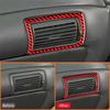 For Ford Mustang 2001-2004 Carbon Fiber Auto Central Control Air Outlet Left Right Vent Panel Trim Frame Decoration Sticker