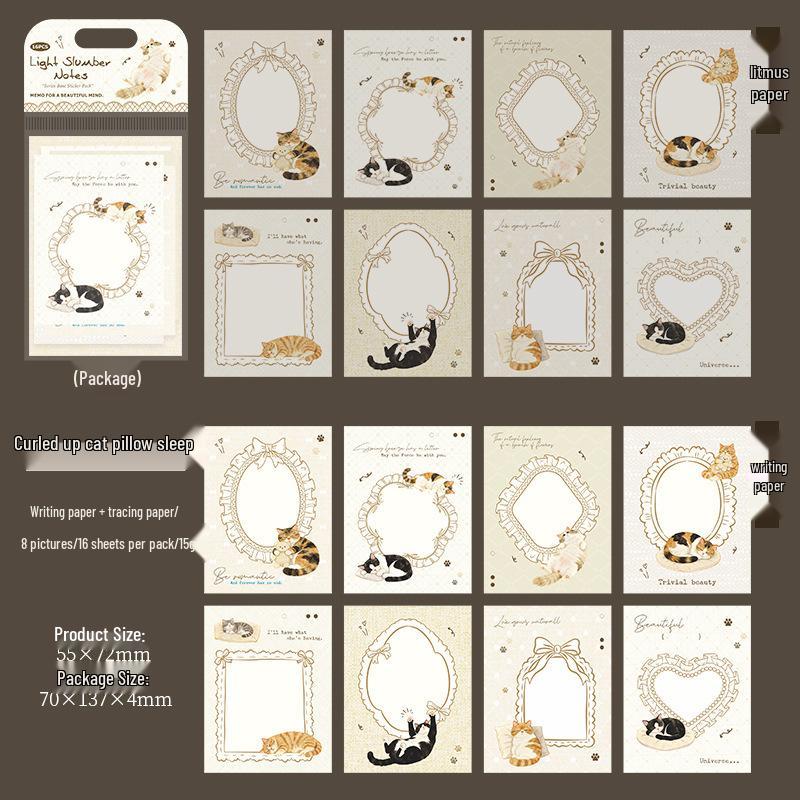 

Hand-Painted Sleepy Man Healing Sticker Pack for Journals & DIY Decoration