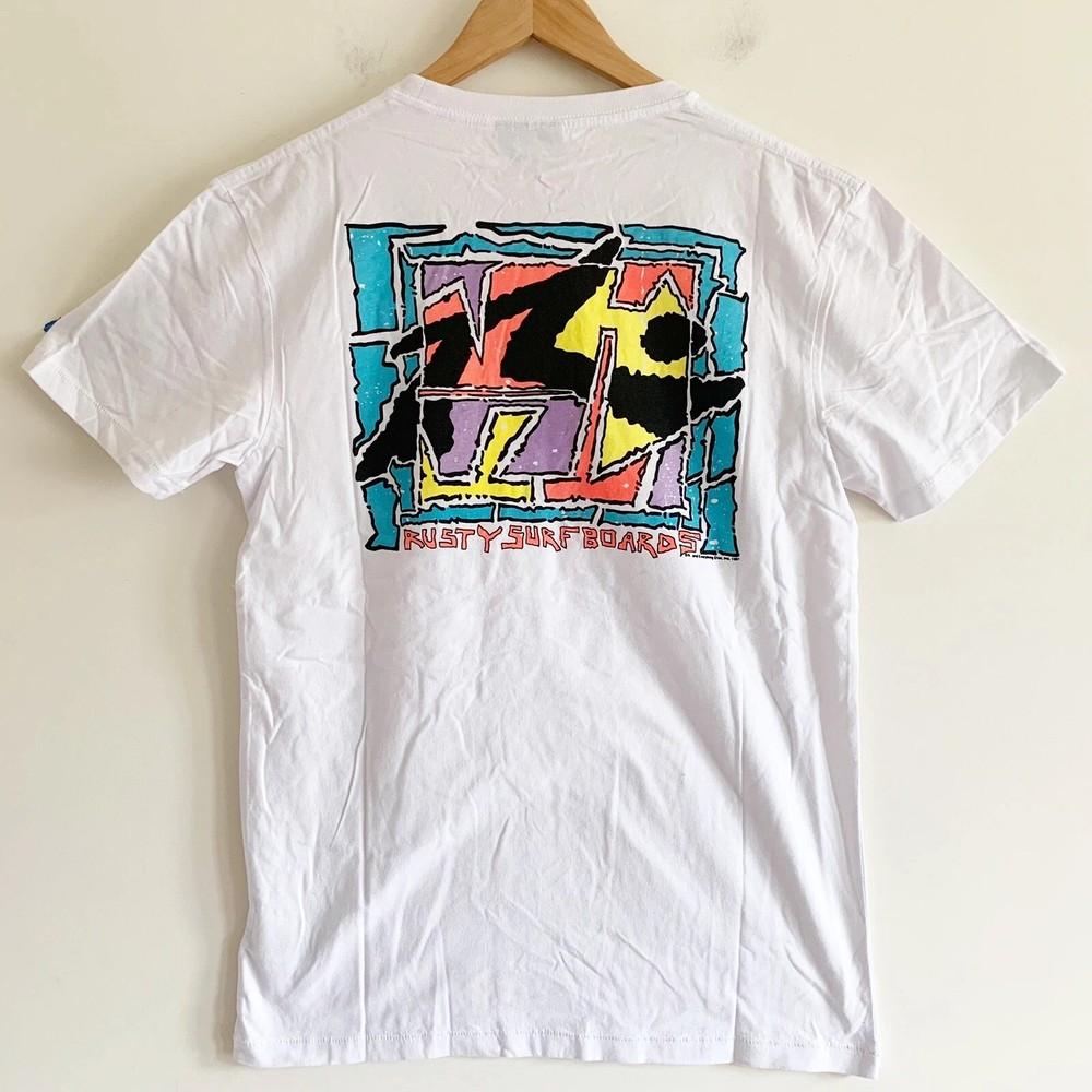 

Rusty America White T-Shirt S To 5XL Unisex T-Shirt L
