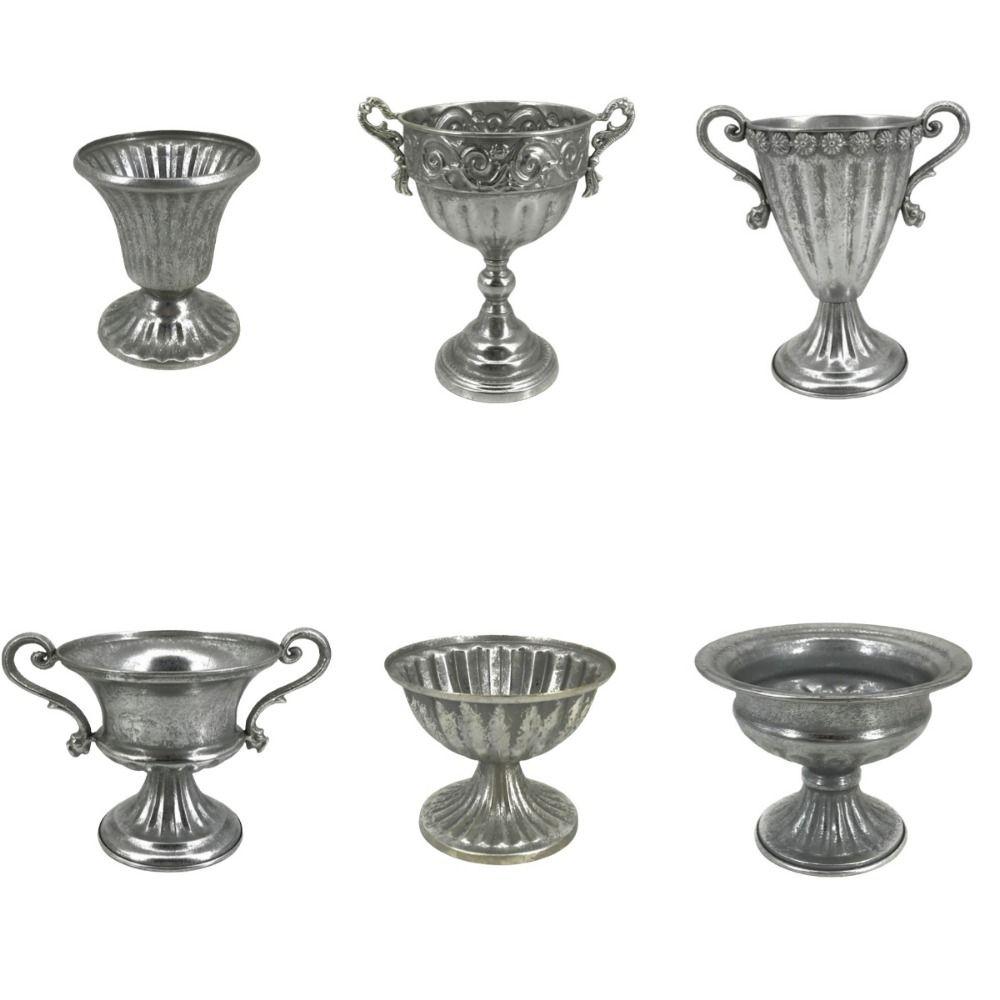 Classical Iron Flower Vase Simple Roman Plant Pot New Flower Planter  Home Decoration