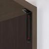 10pcs L-Shaped Adjustable Angle Brackets Black & Silver Furniture Anti-Tilt Bookshelf Hardware Accessories