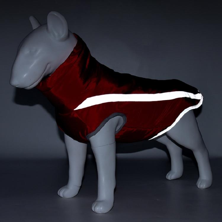 Dog Reflective Jacket Winter Warm Coat Medium Large Dog Clothes Pet Supplies
