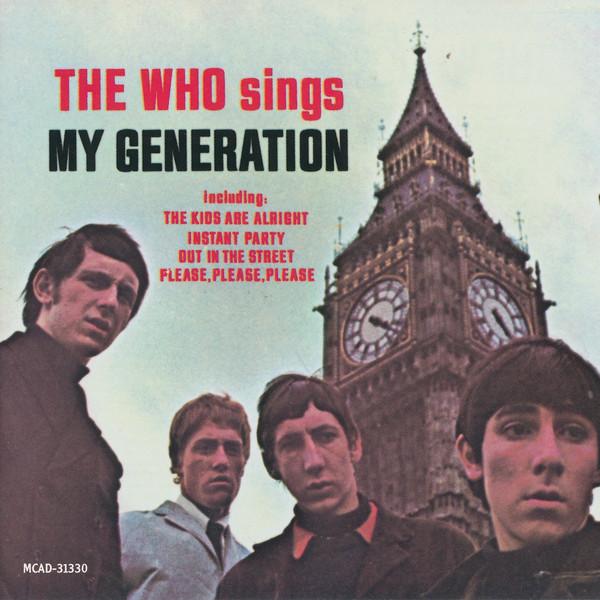 

CD WHO - Sings My Generation MCAD31330 MCA Records US Rock Used