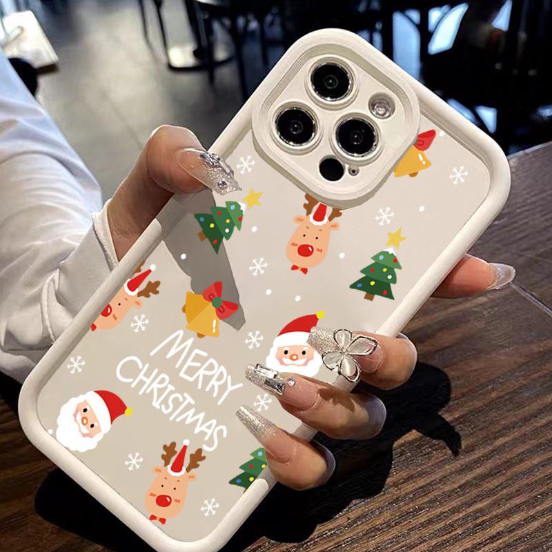 Christmas Happy Theme Hot Print Case For Xiaomi Redmi 14C 13C 12C 13 12 Redmi Note 14 13 12 Pro Plus 5G 12S 11S 11 10S 10 Cover