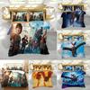 Luxurious How To Train Your Dragon Design Bedding Set With Duvet Cover Pillowcase