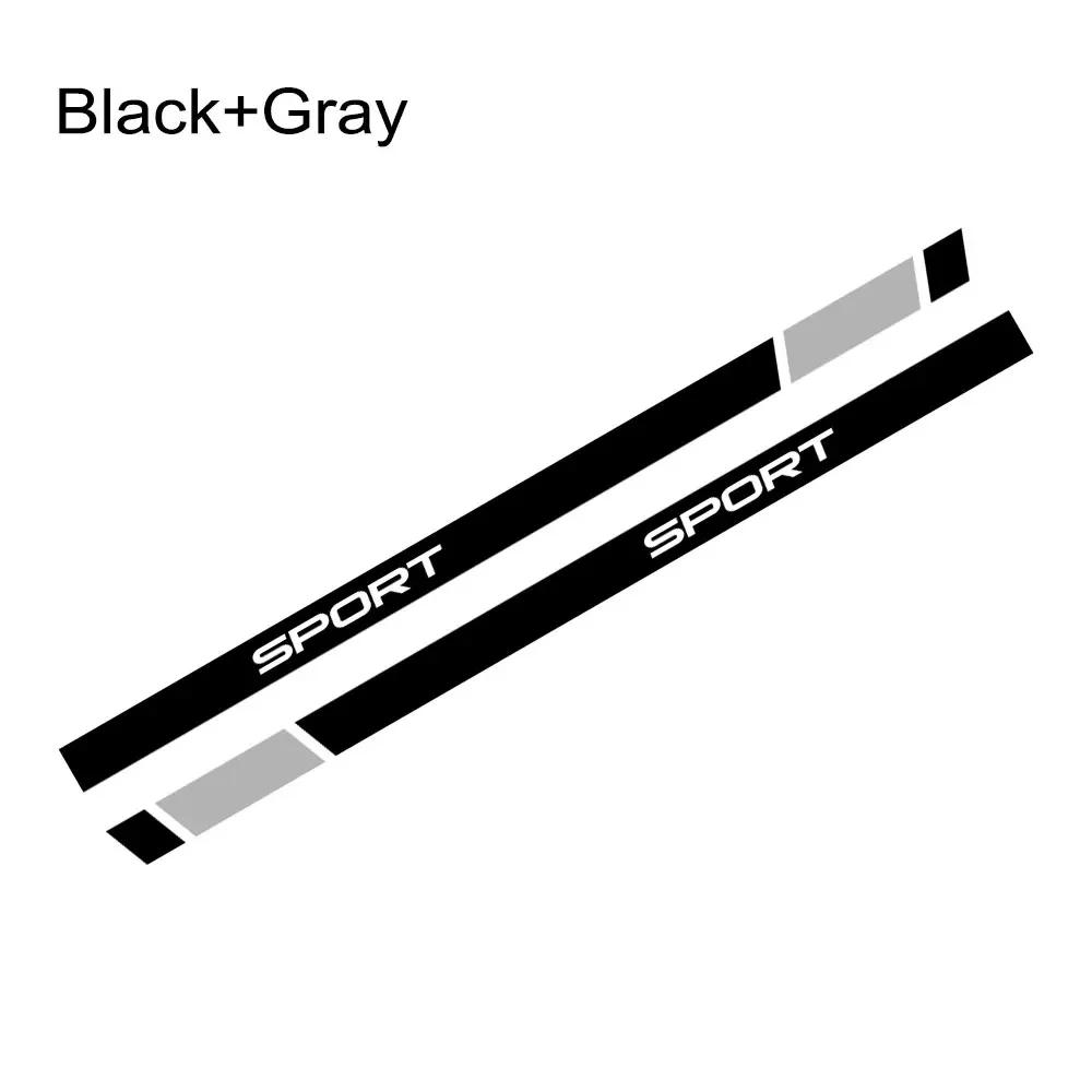 For Tesla Model Y 2PCS Car Door Side Stickers PVC Car Decorative Decals Waterproof Vinyl Film Auto Exterior Styling Accessories