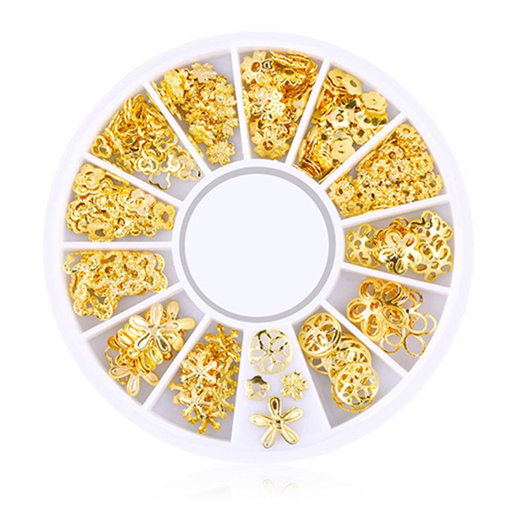 Manicure Sequin Heart Flower Moon Star Flakes Square Circle Paillette Decor