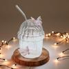 INS-Stil Hochborosilikat-Glasbecher mit Streifen und Schmetterlingen, Transparent für Wein, Milchtee, Saft oder Wasser.