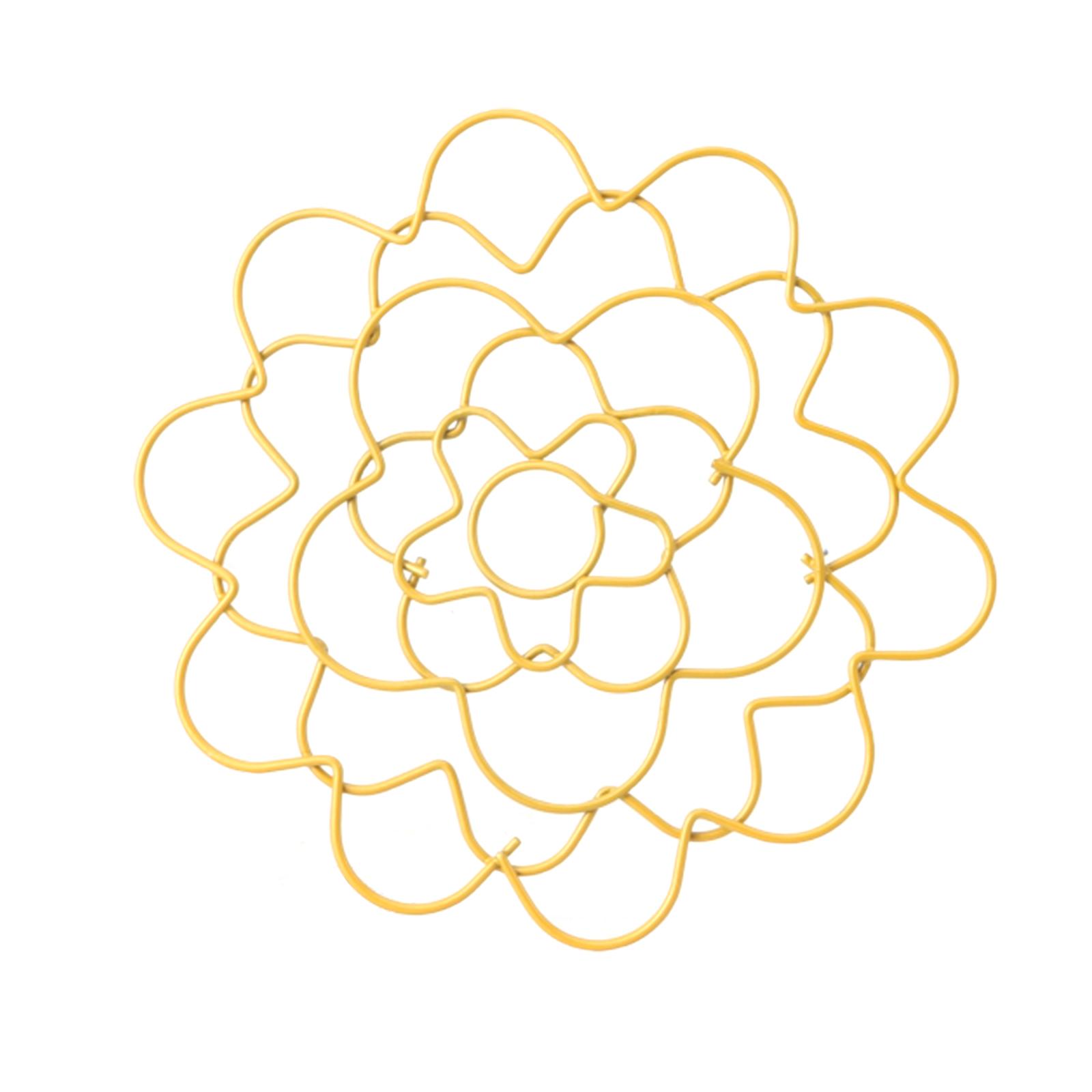 

Держатель для цветочной композиции, проволочный инструмент для цветочной композиции, железная вставная крышка для цветов, многоразовая цветочная сетка для аранжировки 5 золотой