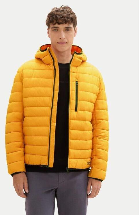 Демисезонная куртка Tom Tailor Denim Leichte Jacke mit Kapuze (1041340) classic orange