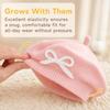 Thick Warm Girls Painter Cap Cotton Toddler Warm Beanie Fashion Bow Knit Headwear  Girl