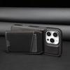 Compatible with iPhone 16 15 Pro, Magnetic Detachable Wireless Charging Two-in-one Card Slot Anti-drop Phone Case