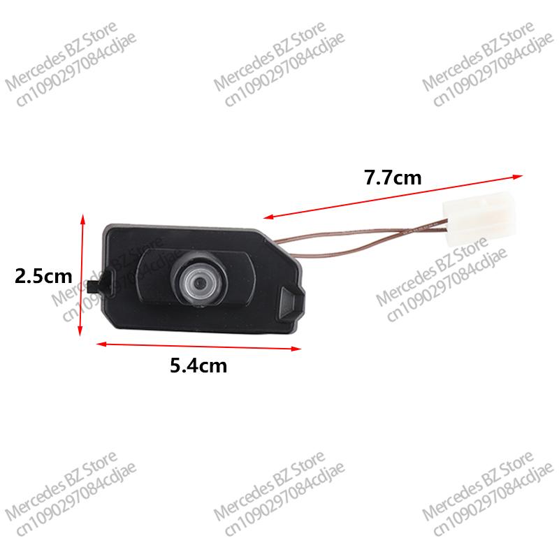 2 szt. Folia na szklany wizjer wsteczny samochodu LED Projektor Cienia Ducha Światło Dla Mercedes Benz W222 W223 W205 W213 Klasa C Klasa E GLC W253 AMG