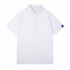 JIAOXIU Men's Solid Mercerized Pique Polo Shirt